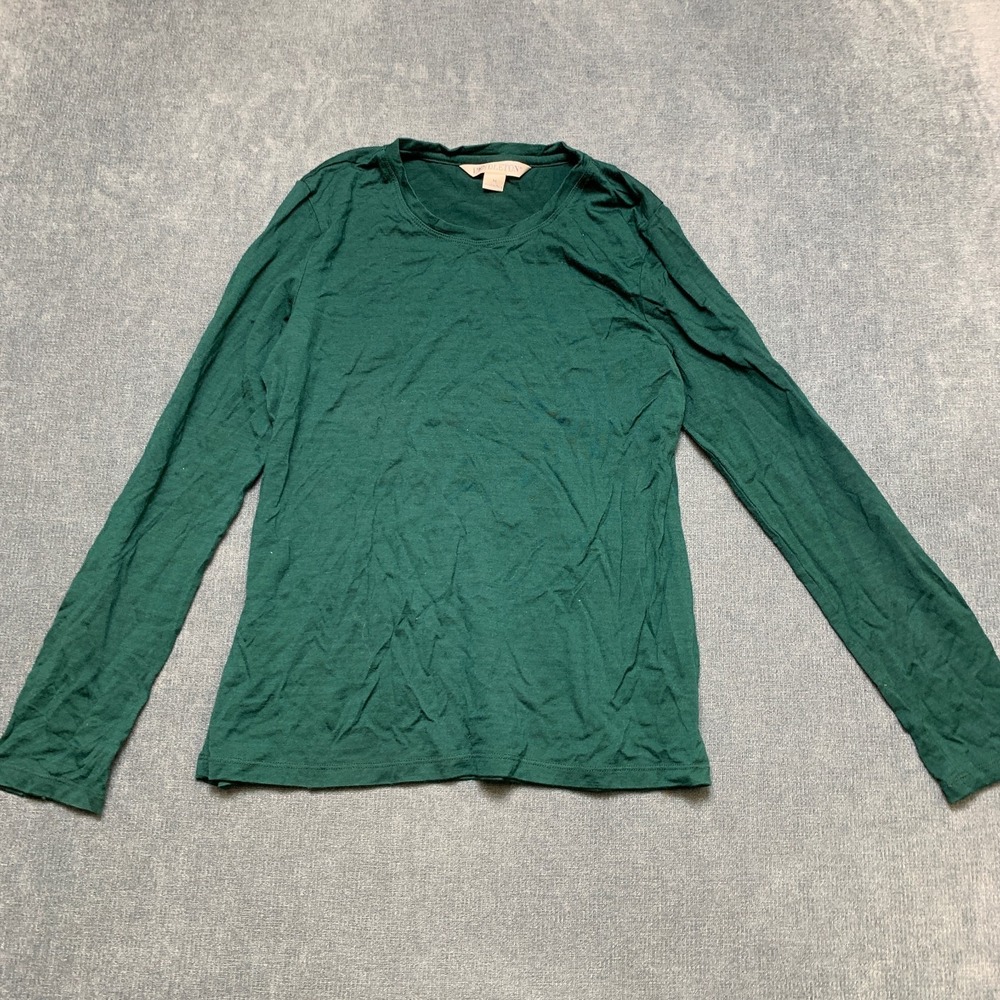 Pendleton Shirt Womens Medium Forest Green Crew Neck Casual Summer Everyday Wear